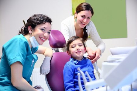 child visiting Freedom Family Dentistry in Fredericksburg